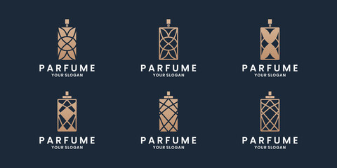luxurious perfume logo design collections