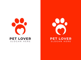 pet lovers  logo design concept