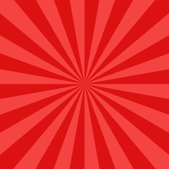 赤色の集中線背景イラスト