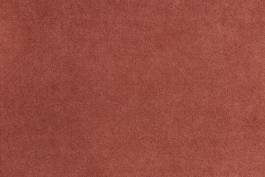Terracotta suede. Terracotta background. Suede background. Brick color