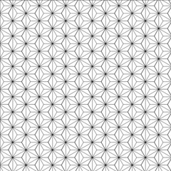 hexagon mix triangle pattern structure