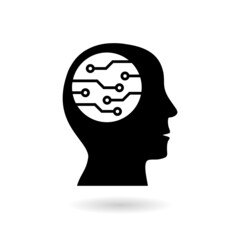 Head Tech logo icon with shadow