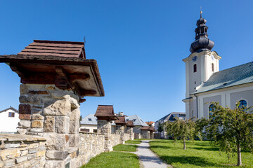 All Saints church, town Roznov pod Radhostem, Moravia, Czech republic