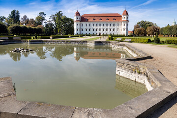 Fototapeta na wymiar Castle and park Holesov, Moravia, Czech republic