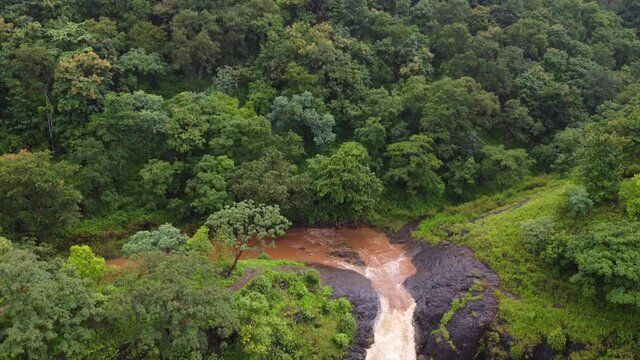 DRONE FOOTAGE AMRAVATI MAHARASHTRA INDIA CHIKAL DARA DRON footage.