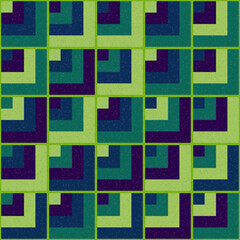 Abstract Geometric Pattern generative computational art illustration