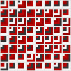 Abstract Geometric Pattern generative computational art illustration
