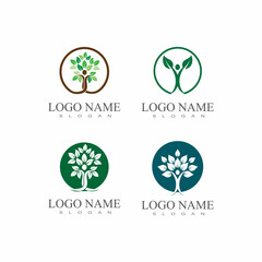 Tree Logo template vector icon design