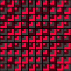 Abstract Geometric Pattern generative computational art illustration