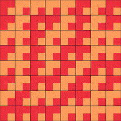 Fototapeta premium Abstract Geometric Pattern generative computational art illustration