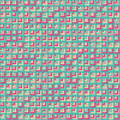 Abstract Geometric Pattern generative computational art illustration