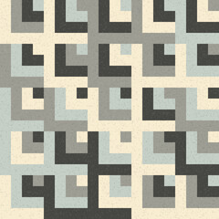 Abstract Geometric Pattern generative computational art illustration