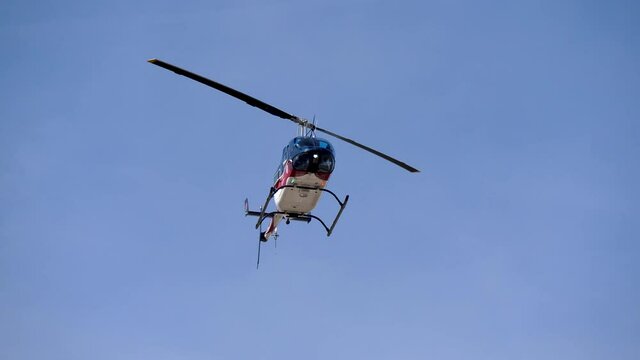 Illinois State Police medevac  rescue helicopter at Casey 