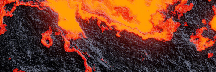 Abstract lava background. Volcanic magma.
