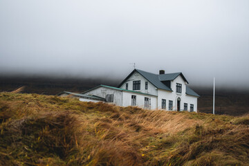 Ferme à l'abandon dans le nord de l'Islande