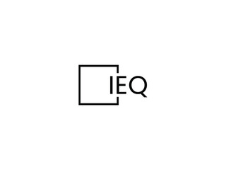 IEQ letter initial logo design vector illustration