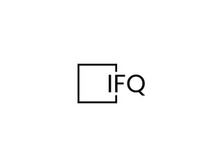 IFQ letter initial logo design vector illustration