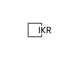 IKR Letter Initial Logo Design Vector Illustration