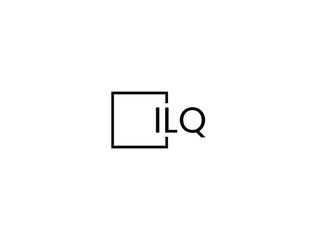 Fototapeta premium ILQ Letter Initial Logo Design Vector Illustration