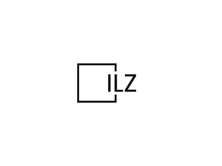 ILZ Letter Initial Logo Design Vector Illustration