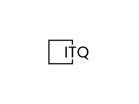 ITQ Letter Initial Logo Design Vector Illustration
