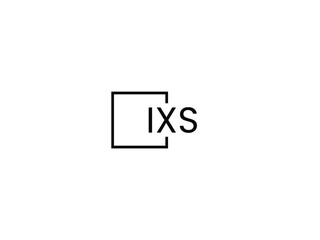 Fototapeta premium IXS Letter Initial Logo Design Vector Illustration