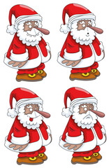 Père Noël rigolo : émotions