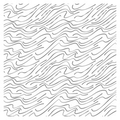 Seamless pattern with stormy waves. Design for backdrops with sea, rivers or water texture.