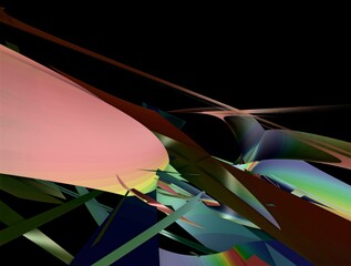 Imaginatory fractal abstract background Image