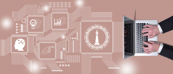 Concept of digital strategy