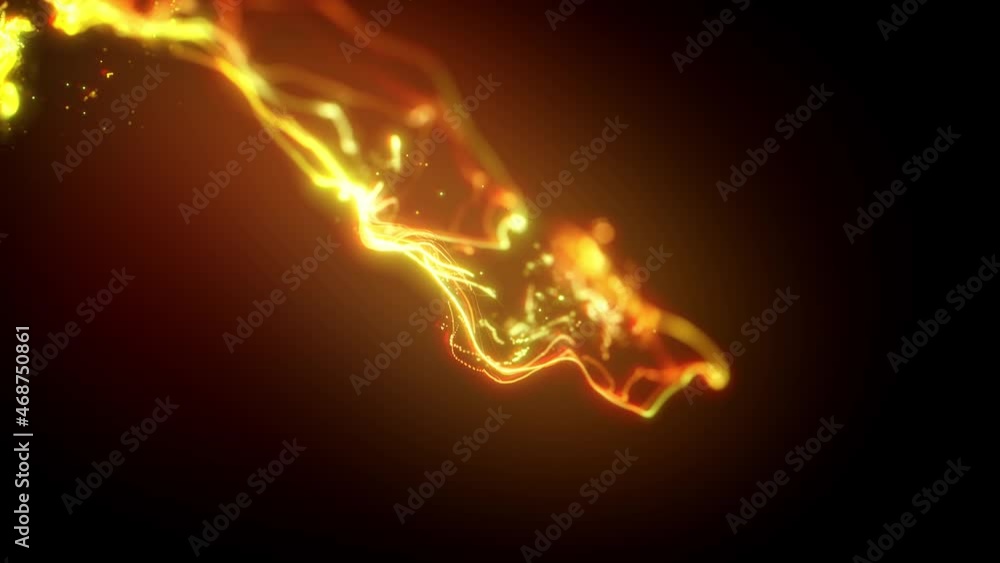 Poster abstract energy fluid particles fx graphic intro background/ 4k animation of an abstract wallpaper o