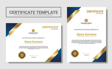 modern certificate of appreciation template. Clean modern certificate.