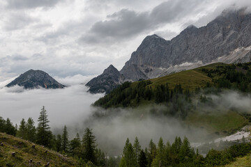 Obraz premium Alpenpanorama Dachsteinmassiv