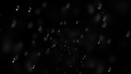 Musical Notes Loop Alpha Channel