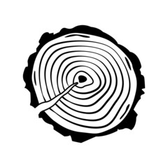 Tree Trunk Profile Composition