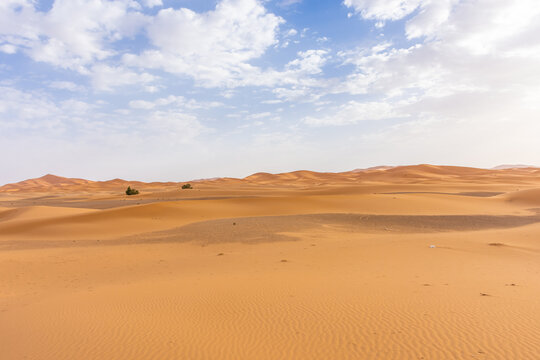 Beautiful landscape of the Sahara Desert, erg Chebbi, Merzouga, morocco © Stefano Zaccaria