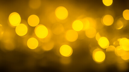 Background with orange bokeh.