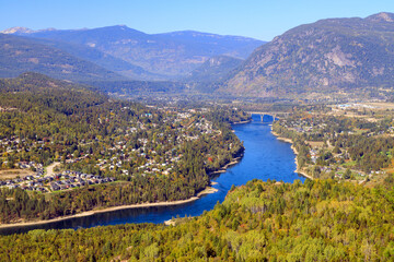 Castlegar Columbia River Landscape
