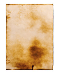 Blank old burnt page