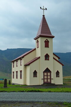 Church in Bolungarvik, Iceland, Europe
