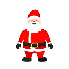 santa claus isolated on white