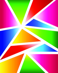 Pattern Rainbow Background