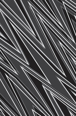 Abstract background with black jagged zigzag pattern