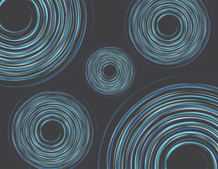 Simple background with blue circle lines pattern