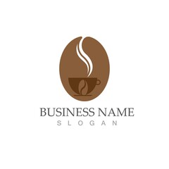 coffee bean icon vector