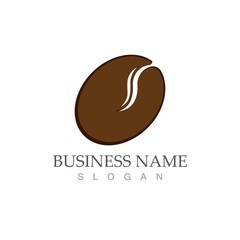 coffee bean icon vector