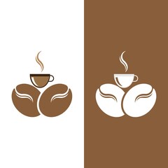 Obraz premium coffee bean icon vector
