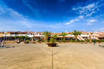 Village of Porto Ottiolu in Sardinia
