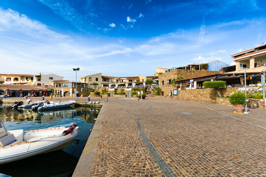 Village of Porto Ottiolu in Sardinia