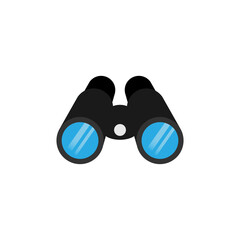 binoculars icon design template vector isolated illustration